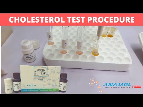 CHOLESTEROL Test Procedure | CHOLESTEROL Reagent | Procedure for performing CHOLESTEROL Reagent Test