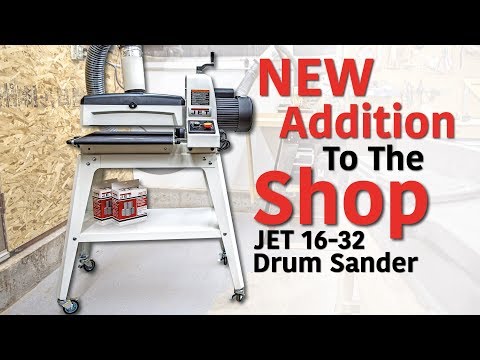 Assemble & Test a Brand New Jet JWDS-1632 Drum Sander