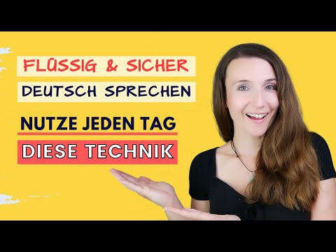 Lektion 1 | Flüssig und sicher Deutsch sprechen lernen mit der Imitationstechnik