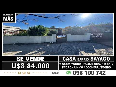 Video de YouTube - Casa Venta Cochera Sayago Montevideo iMas.uy LM *