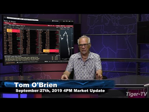 September 27th 2019, 4PM ET Market Update on TFNN