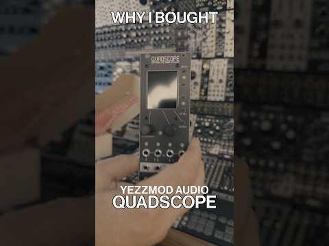 Yezzmod Quadscope - Why I bought it to replace the MORDAX DATA #eurorack #modular #oscilloscope