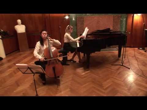 MARTINU Cello Sonata n ¦2: I. Allegro (Deborah Pae, cello; Dana Protopopescu, piano)