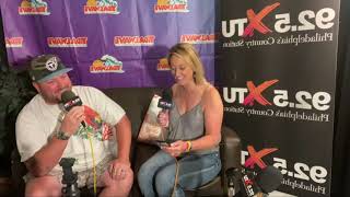 Mitchell Tenpenny Backstage with Andie Summers at TidalWave Music Festival 2023