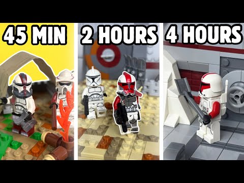 I Built 3 Clone Bases in LEGO in ONE Day!