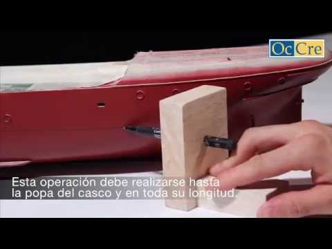 14 Trazado de línea de flotación del casco