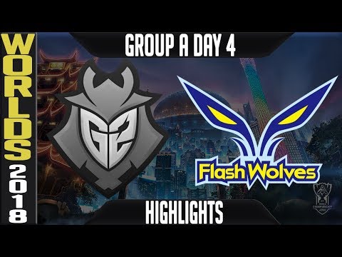 G2 vs FW Highlights | Worlds 2018 Group A Day 4 | G2 Esports(EULCS) vs Flash Wolves(LMS)