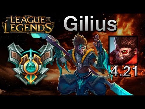 Gilius - Wukong vs Jarvan IV - Jungle - Master Preseason S5 | 327