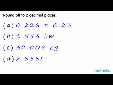 Part of a video titled Rounding to 2 Decimal Places - YouTube