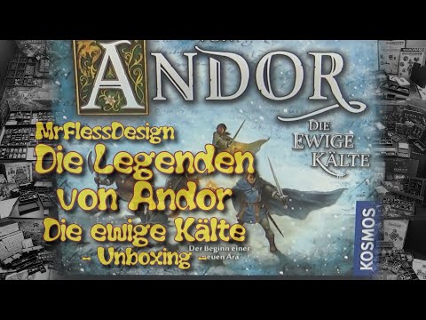 Unboxing: Die Legenden von Andor: Die ewige Kälte (deutsch/german)