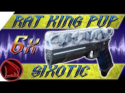Destiny 2: Rat King PvP Sixotic – 6 Rat King Exotic Sidearm Crucible Gameplay Video