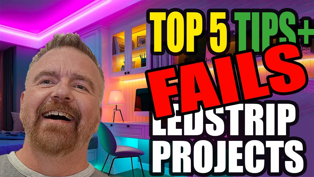 Watch video LED Strip Projects: Top 5 Tips and Top 5 FAILS to AVOID! Now LED Strip Projects: Top 5 Tips and Top 5 FAILS to AVOID!