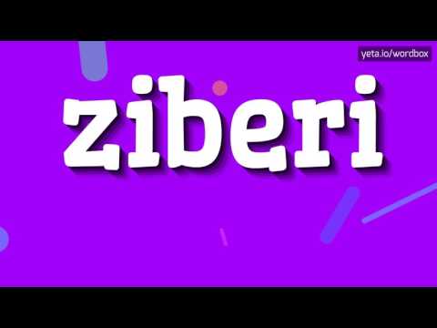 ZIBERI - HOW TO PRONOUNCE IT!?