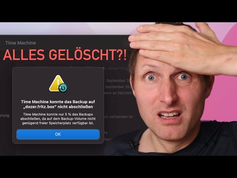 ALLE Time Machine BACKUPS GELÖSCHT: VORSICHT vor diesem FEHLER!!!