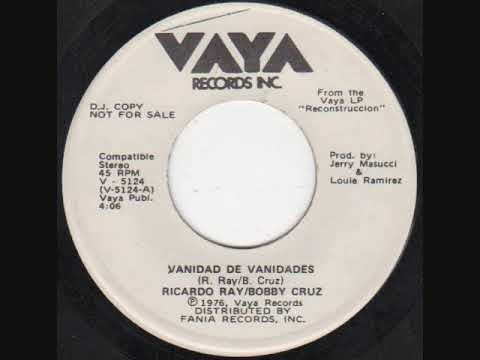 RICARDO RAY & BOBBY CRUZ -  VANIDAD DE VANIDADES