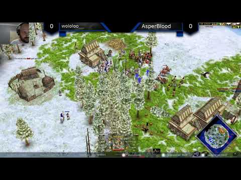 wololoo__ (Zeus) vs AsperBlood (Gaia) - Age of Mythology: The Titans (Game 1) ft. HellsRavage