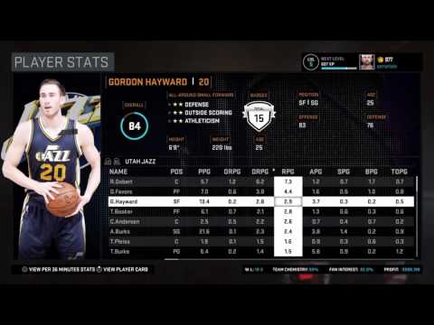 Nba2k16 My GM mode ep2 State of the Jazz