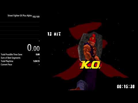 Street Fighter EX Plus Alpha - Garuda Time Attack in 15.38 (WR)