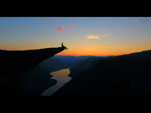 Trolltunga from the air - 4K drone video