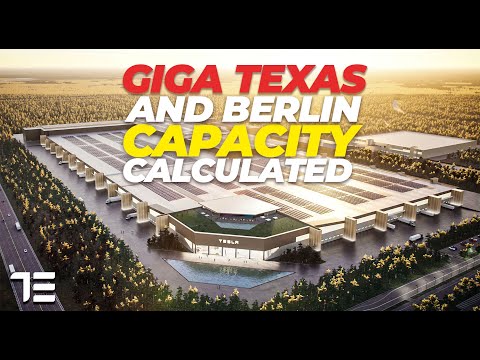 Tesla Giga Berlin & Austin Calculated Capacity from Earnings Call Information
