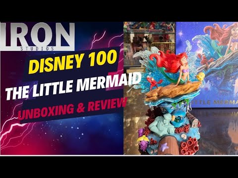 Disney 100 The Little Mermaid 1/10th Scale Deluxe Art Statue By: Iron Studios! Unboxing & Review!
