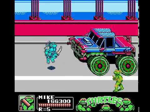 NES Longplay [664] Teenage Mutant Ninja Turtles II: The Manhattan Project (JP)
