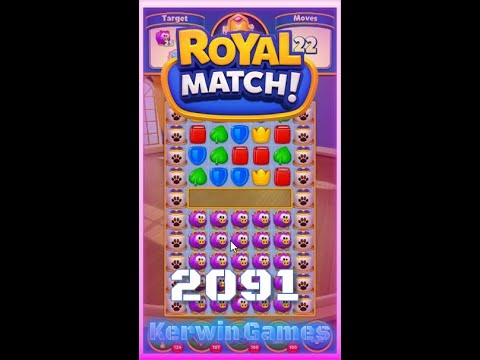 Royal Match Level 2091 - No Boosters Gameplay