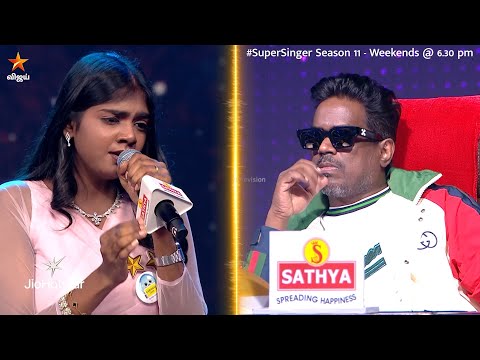 Glimpse of Panivizhum Iravu Song by #Dharshana #SridharSena ❤️🥰| Super Singer Season 11