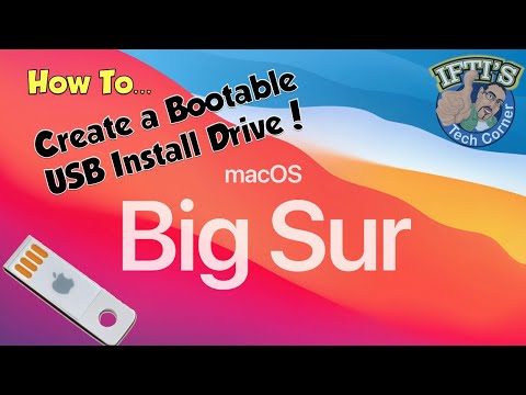 Apple Mac OSX 11 Big Sur - How to Create a Bootable USB Flash Drive - GUIDE!