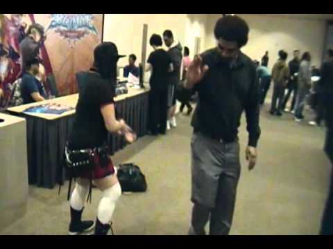 JayJay (J4Yx2) vs Afro Cole FreeStylin'  at SoCal Regionals 2011 by dfw jay