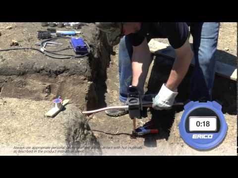 ERICO® CADWELD® PLUS Time Study for Ground Rod Connection