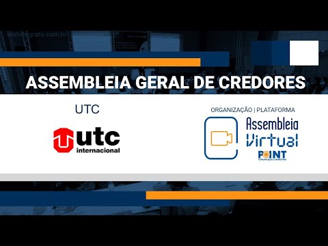 Assembleia geral de Credores -  UTC - 17/09/2020 - 14h00