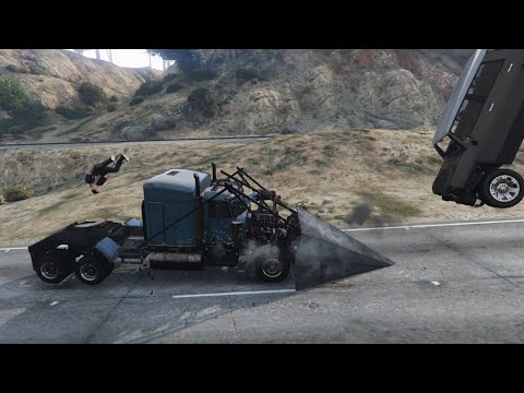 Phantom wedge truck crashes  Gta5