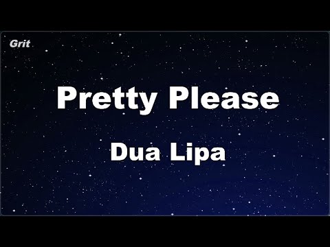 Karaoke♬ Pretty Please - Dua Lipa 【No Guide Melody】 Instrumental