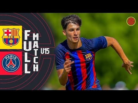 FULL MATCH: Barcelona 🇪🇸 - Paris Saint Germain U15 KDB Cup 2023 😱 #fútbol #sacafutbol