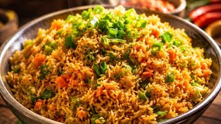 Easy Lunch Box & Dinner Recipe | Veg Chilli Oil Rice in 15 Minutes##LunchBoxRecipe #DinnerRecipe