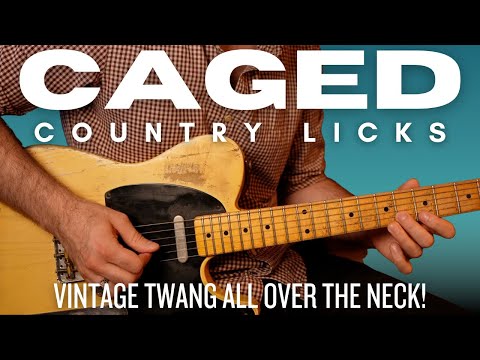 Next-Level Country Licks Across the Neck - Vintage Twang with the CAGED System | Guitar Lesson