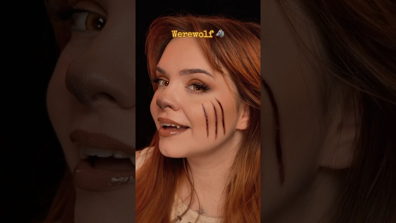 Easy Werwolf makeup 🫶🏼🐺