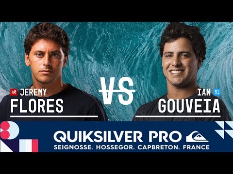 Flores vs. Gouveia - Round Two, Heat 8 - Quiksilver Pro France 2018