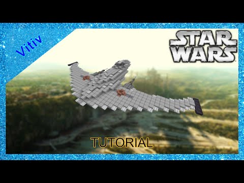Star Wars Nubian J-Type Star Skiff in Minecraft - 1:1 Scale - Tutorial