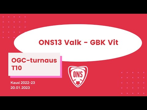 OGC - T10, ONS13 Valk -GBK Vit