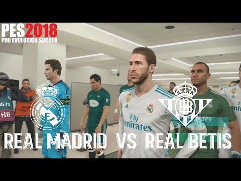 PES 2018 (PS4 Pro) Real Madrid v Real Betis LA LIGA 20/09/2017 REPLAY 1080P 60FPS