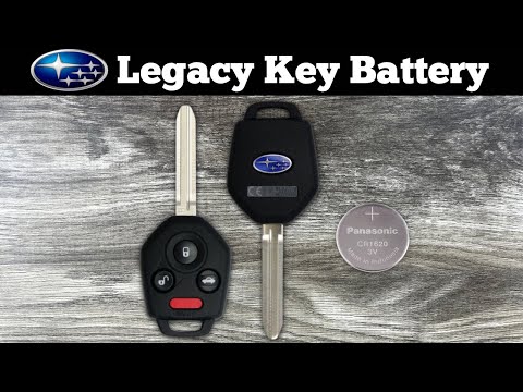How To Replace Subaru Legacy Key Fob Battery 2015 - 2022 Change Replacement Remote Key Batteries