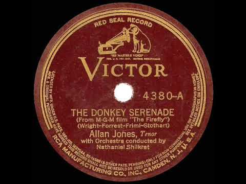 1938 HITS ARCHIVE: The Donkey Serenade - Allan Jones