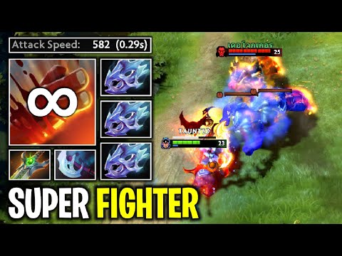 SUPER FIGHTER..!! +582 Attack Speed 3x Moon Shard Carry Axe 7.27 | Dota 2
