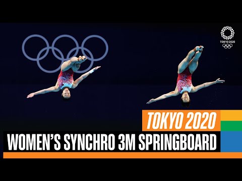 Diving: Full Women's Synchronised 3m Springboard - final  | Tokyo 2020 Replays