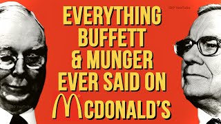Everything Warren Buffett & Charlie Munger Ever Said About McDonalds / McDonald’s