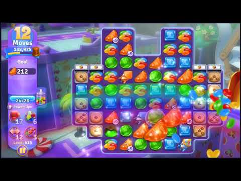 Wonka's World of Candy Level 616 - NO BOOSTERS + FULL STORY 🍫 | SKILLGAMING ✔️