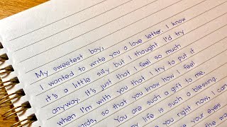 write a simple love letter to someone special | Love Letters To Boyfriend