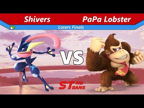 St. No Bans #11 - Shivers (Yoshi, Greninja) vs PaPa Lobster (DK) - Losers Finals - SSBU